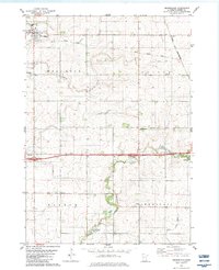Brownsdale 1982 topographic map thumbnail