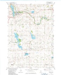 Brownton 1982 topographic map thumbnail