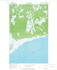 Buffalo Bay NE 1967 topographic map thumbnail