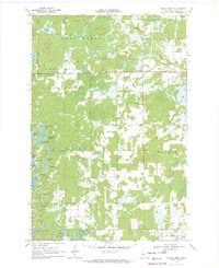 Bungo Creek 1970 topographic map thumbnail
