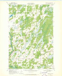 Burgen Lake 1969 topographic map thumbnail