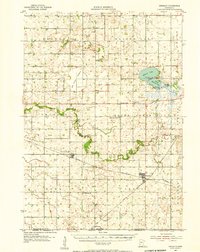Bricelyn 1955 topographic map thumbnail