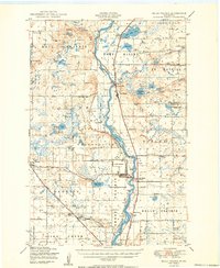 Belle Prairie 1950 topographic map thumbnail
