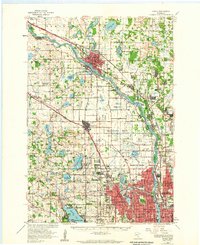 Anoka 1955 topographic map thumbnail