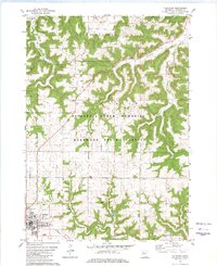 Caledonia 1980 topographic map thumbnail
