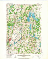 Cambridge 1961 topographic map preview