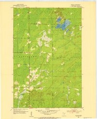 Canyon 1953 topographic map thumbnail
