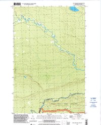 The Cascades 1999 topographic map thumbnail