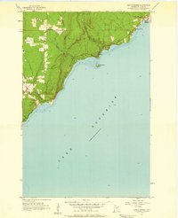 Castle Danger 1957 topographic map thumbnail