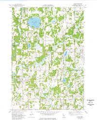 Cedar 1974 topographic map thumbnail