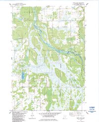 Cedar Lake 1983 topographic map thumbnail