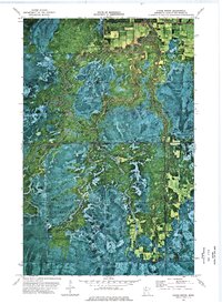 Chase Brook 1973 topographic map thumbnail
