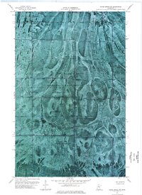 Chase Brook SW 1973 topographic map thumbnail