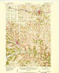 Chatfield 1954 topographic map thumbnail