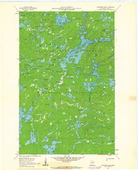 Cherokee Lake 1960 topographic map thumbnail