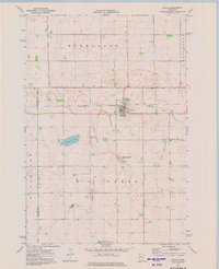 Chokio 1973 topographic map thumbnail