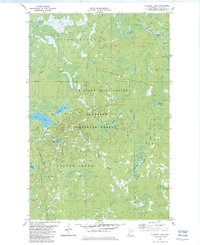 Cloquet Lake 1982 topographic map thumbnail