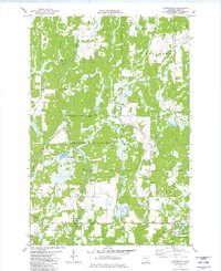 Cloverdale 1981 topographic map thumbnail