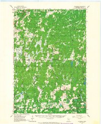 Cloverdale 1962 topographic map thumbnail