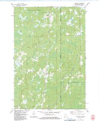 Cloverton 1983 topographic map thumbnail