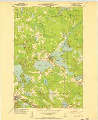 Cohasset East 1953 topographic map thumbnail