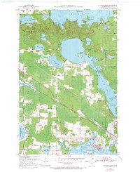 Cohasset West 1953 topographic map thumbnail