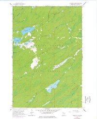 Comstock Lake 1957 topographic map thumbnail