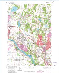 Coon Rapids 1967 topographic map thumbnail