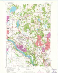 Coon Rapids 1967 topographic map thumbnail