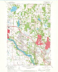 Coon Rapids 1967 topographic map thumbnail