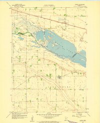 Correll 1958 topographic map thumbnail