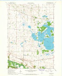 Courtland 1964 topographic map thumbnail