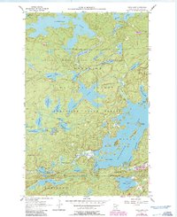 Crab Lake 1956 topographic map thumbnail
