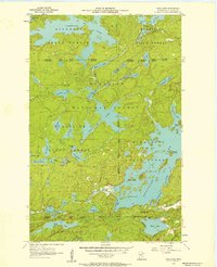Crab Lake 1956 topographic map thumbnail