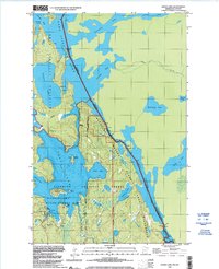 Crane Lake 1999 topographic map thumbnail