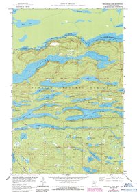 Crocodile Lake 1959 topographic map thumbnail