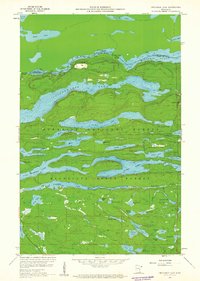 Crocodile Lake 1959 topographic map thumbnail