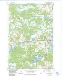 Cromwell West 1982 topographic map thumbnail