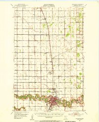 Crookston 1953 topographic map thumbnail