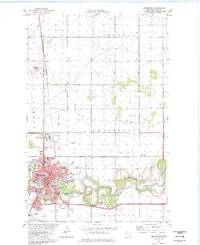 Crookston 1982 topographic map thumbnail