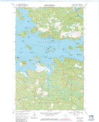 Daley Bay 1968 topographic map thumbnail