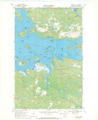 Daley Bay 1968 topographic map thumbnail