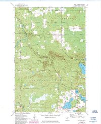 Dark Lake 1955 topographic map thumbnail