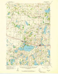 Dassel 1958 topographic map thumbnail