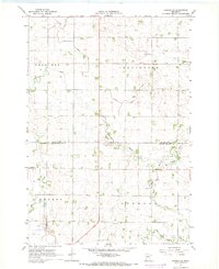 Dawson SW 1967 topographic map thumbnail