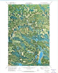 Decker Lake 1971 topographic map thumbnail
