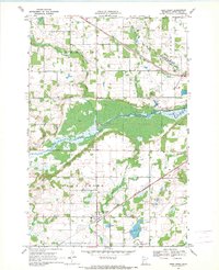 Deer Creek 1969 topographic map thumbnail