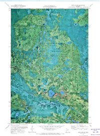 Deer Lake NE 1970 topographic map thumbnail
