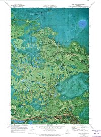 Deer Lake NW 1970 topographic map thumbnail