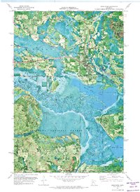 Deer River 1970 topographic map thumbnail